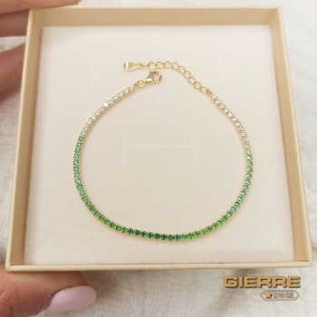Plac gold green zircon